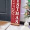 Glitzhome® 42" "Merry Christmas" Wood Barn Porch Sign